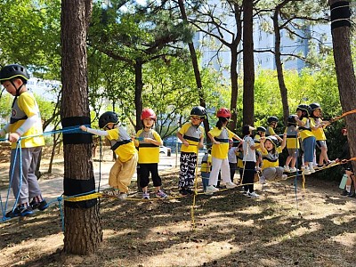 2024. 교육과정 거점유치원 찾아오는 밧줄놀이 체험 활동 실시